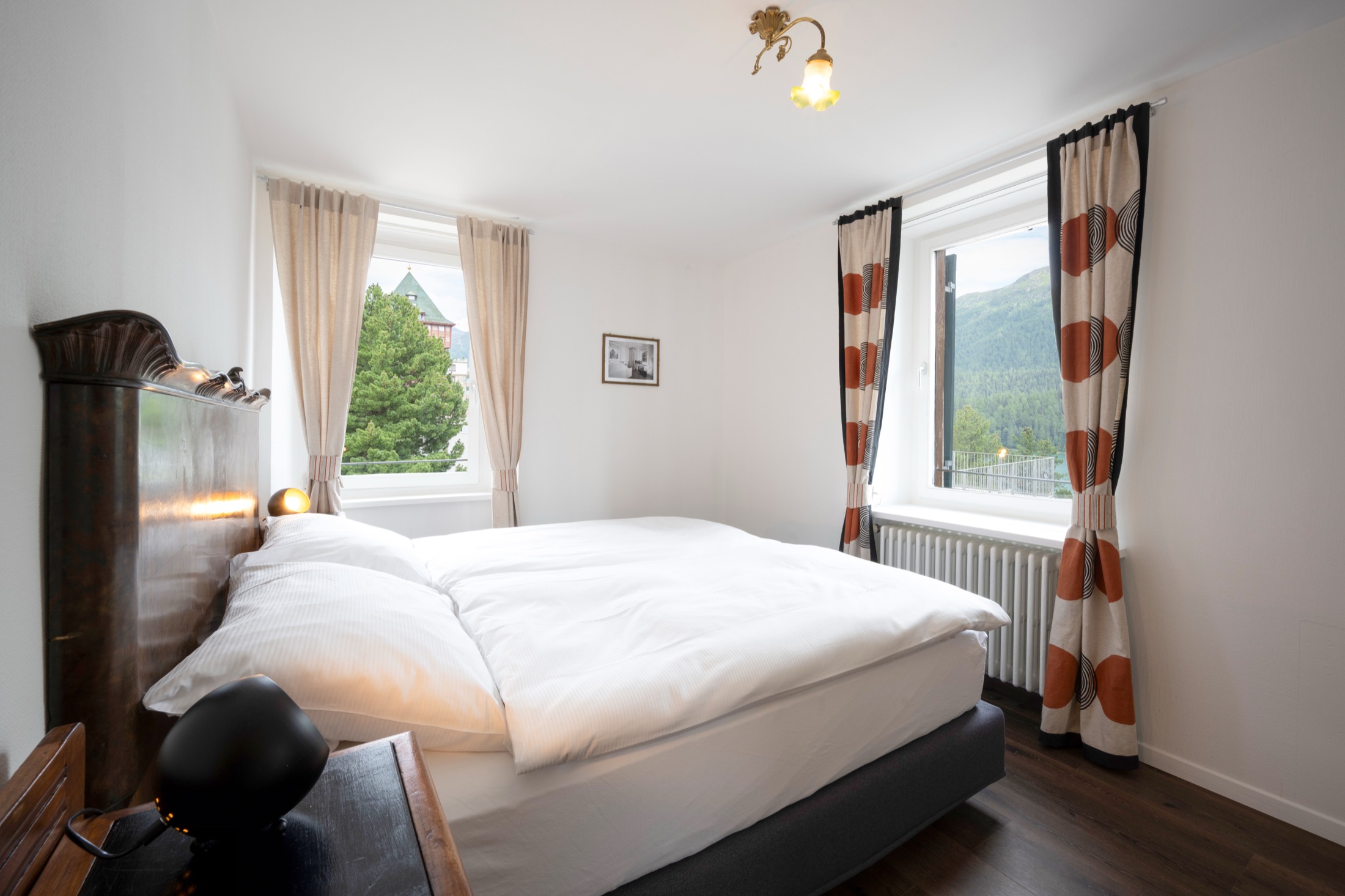 Lake Junior Suite with Terrace at Villa Beaulieu — lake and mountain views